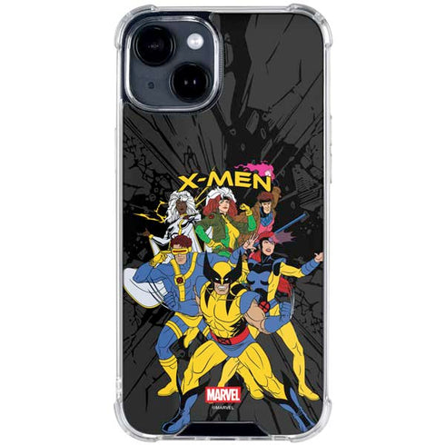 Marvel X-Men Group iPhone 15 Clear Case